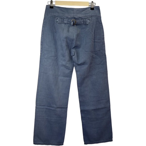 FREE PEOPLE x SANDRINE ROSE FRENCH WORKER PANTS SZ 25 - Picture 5 of 8